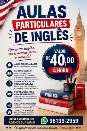 Aulas de Inglês 