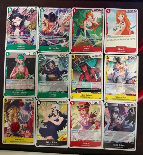 Cartas one piece - super heroínas múltiplas coleções