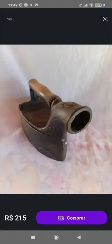 Ferro de passar antigo