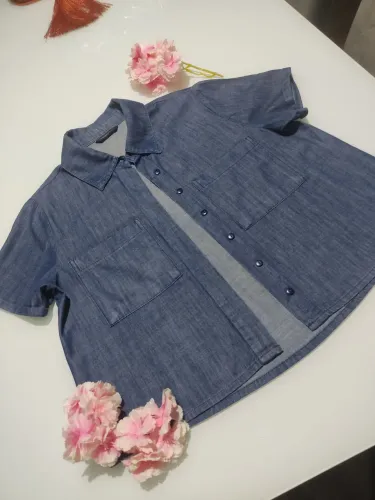 Camisa feminina jeans molinho 