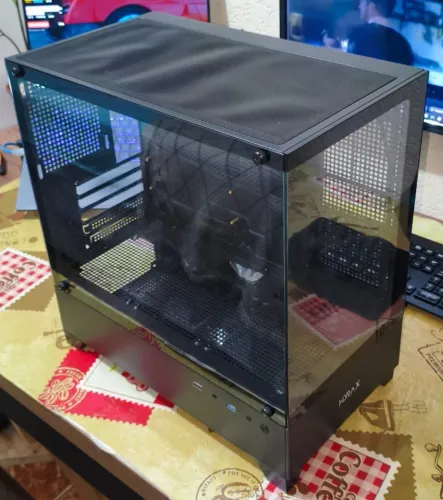 Gabinete Gamer Aquário Hyrax HGB330 Preto (Novo na Caixa)