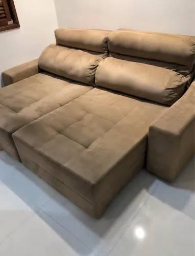 Sofá 4 lugares reclinável