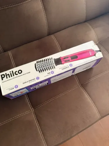 Escova Rotativa Philco PEC03R Beauty Shine Single - 1100W