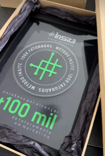 Placas de premiação