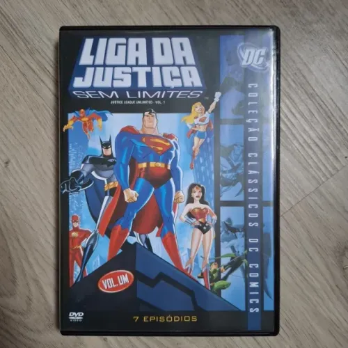 DVD Original Nacional Liga da Justiça Sem Limites Volume 1