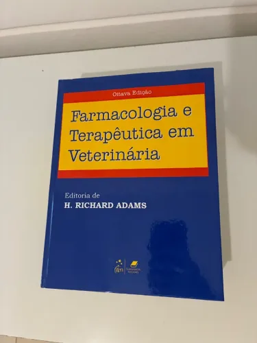livro: farmacologia e terapêutica em veterinária 8ª edição