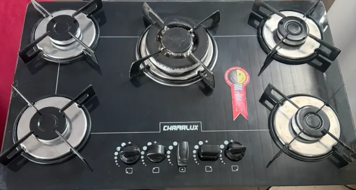 Fogão cooktop 5 bocas Tripla chama acendimento automático usado barato