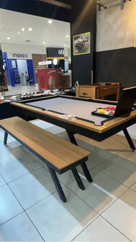 Mesa de sinuca e jantar Genova