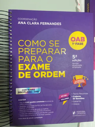 VENDO COMO SE PREPARAR PARA O EXAME DA ORDEM - ANA CLARA FERNANDES @viciodeumaestudante