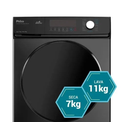 Lava e Seca 11Kg Philco Interver Plus 16 programas