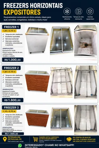 Freezers horizontais