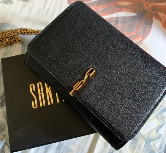 Bolsa Transversal preta Santa Lolla