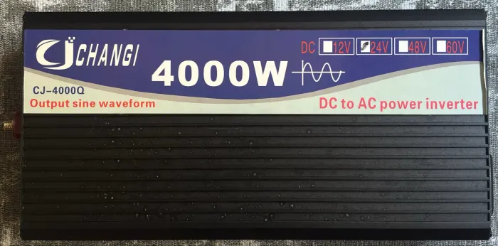 Inversor De Onda Senoidal Pura - 4000w/220v Modelo 24v 60hz + Itens 