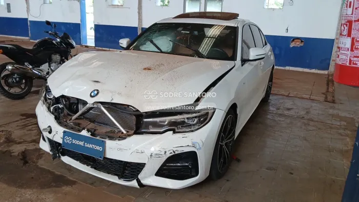 Sucata BMW 320i 2.0 Turbo M Sport 2020 Motor Cambio Porta Lanterna Bancos