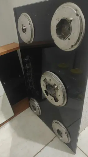 Fogão Cooktop e armário 