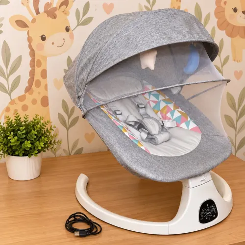 Cadeira de bebê eletrônica