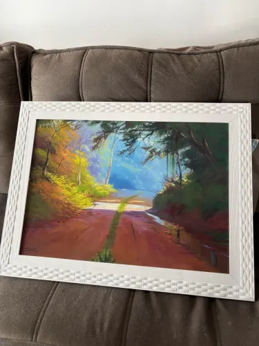 Quadro artista plástico paisagem