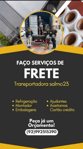 Frete bau mudança embalada na promoção 
