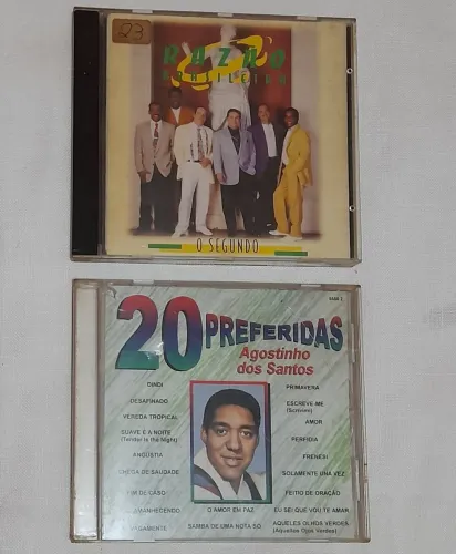 Cds Razão Brasileira e Agostinho dos Santos 10,00 cada Originais