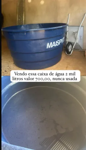 Caixa de água 2 mil litros