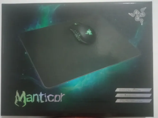 Mousepad Razer Manticor com caixa original - usado