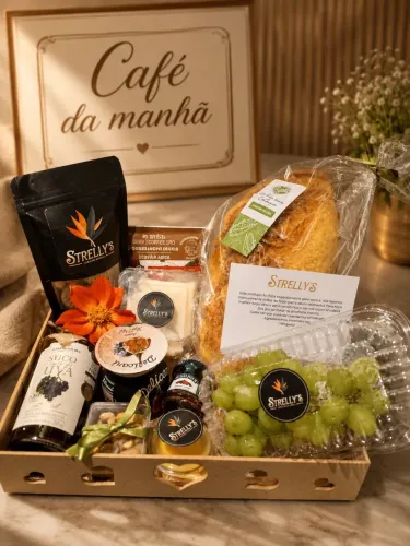 Cesta de café da manhã