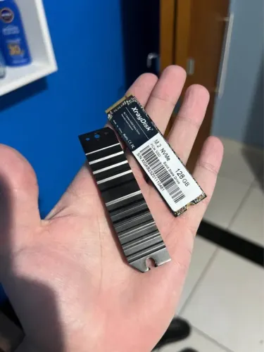 MEMORIA SSD M2 128GB com dissipador