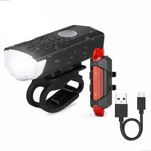 kit lanterna bike recarregável-frete grátis jp