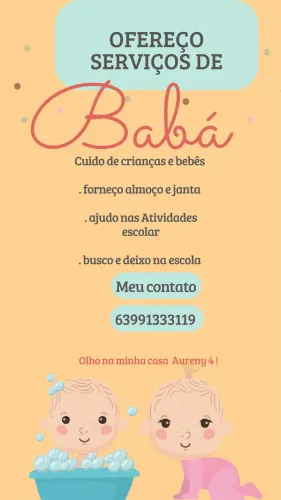 Babá disponível