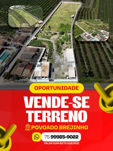 Chacara com 4 tarefas povo. Brejinho -se