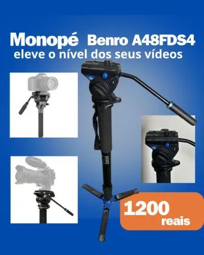 Monopé Profissional para videos e fotos
