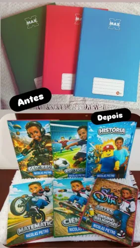 Caderno personalizado 