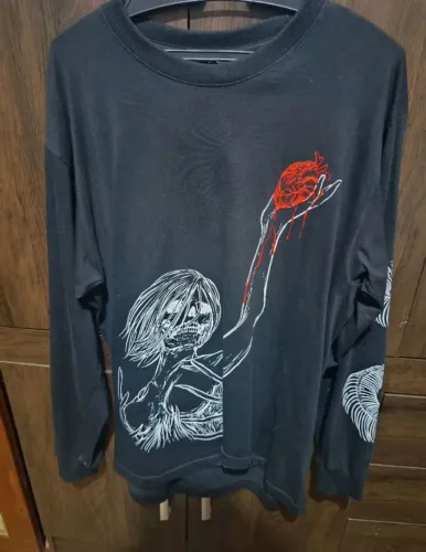 Ikaricorp Blusa manga longa attack on titan eren