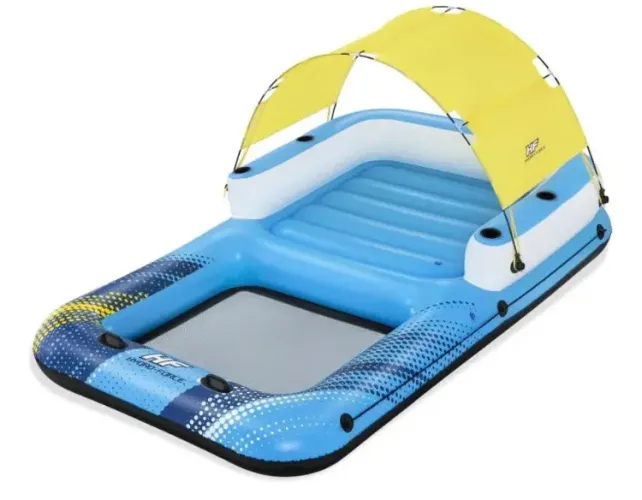 Bote barco ilha flutuante bestway novo na caixa 