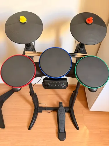 Bateria Guitar Hero Ps3 Ps4 Ps5 e Pc Compatível com Rock Band Clone Hero