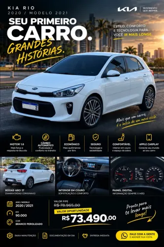 Kia Motors Rio EX 1.6 Flex AUT 2021