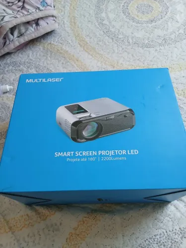 Data show/projetor multilaser smart screen led
