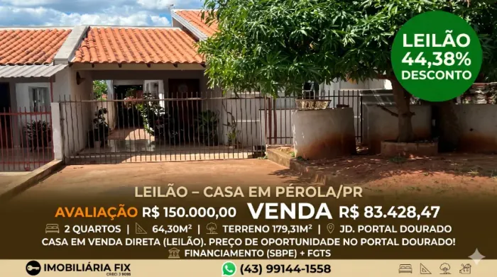Oportunidade ÚNICA: LEILÃO em Venda Direta com assessoria gratuita.