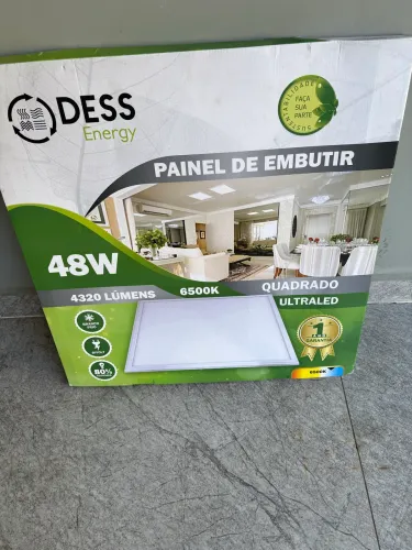 Plafon led de embutir 600x600 6500k 48w