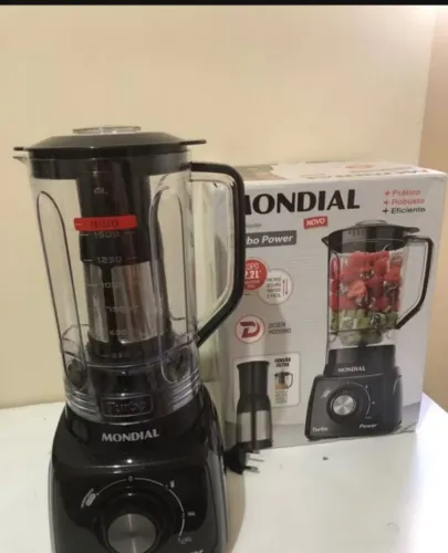 Liquidificador mondial turbo 550w ( novo)