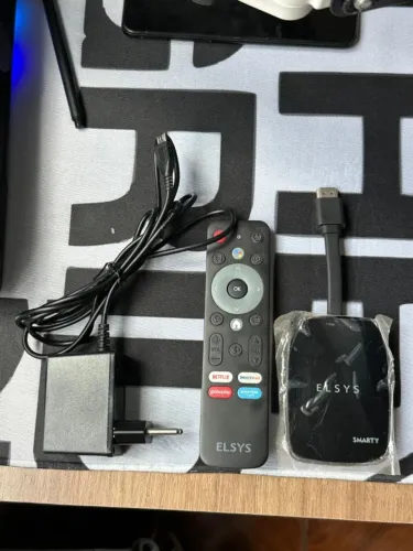 Aparelho para Transformar TV em Smart TV Elsys + Controle de Voz