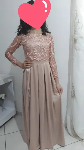 Vestido rosê rosa brilhante com tule, casamento madrinha demoselle