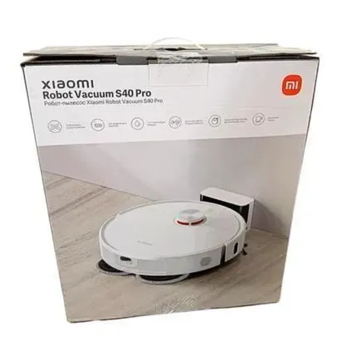 Robô aspirador Xiomi S40 Pro Alexa e Google Branco