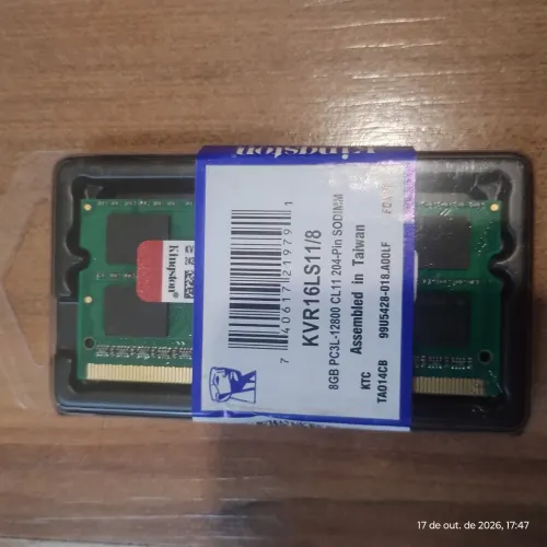 Memória DDR 3 8gb nova