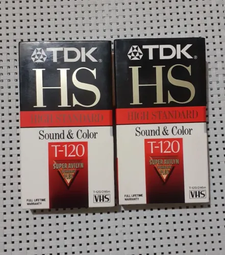 Fita VHS TDK lacrada