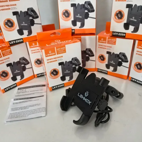 Suporte De Celular Para Moto Em Alumínio 
