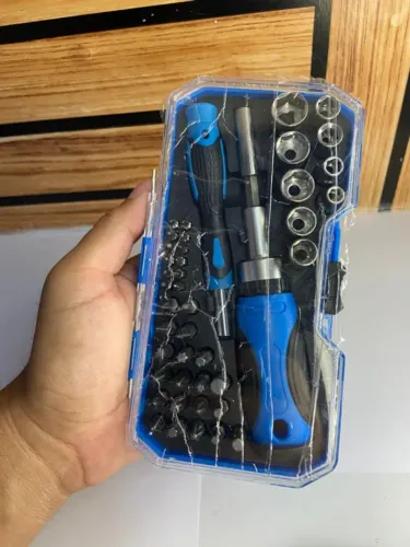 Jogo Chave Fenda Catracada Bits Soquetes Sextavado Kit 41 Pç an3
