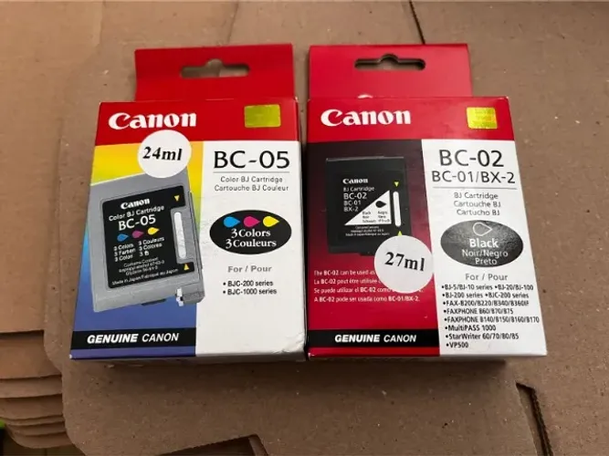 Cartucho cânon Bc-02 e Bc-05 original