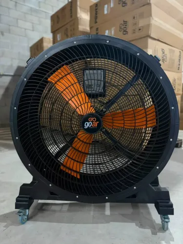 Ventilador Industrial Goar Power Flow Móvel de 92 cm com Rodas e 400W