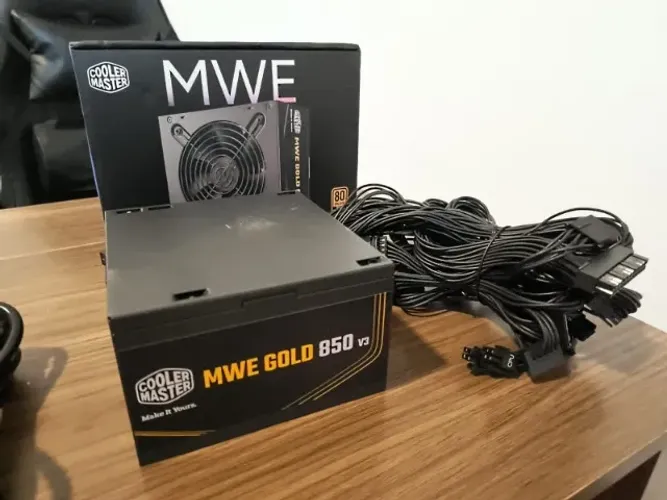 Fonte Cooler Master MWE 850W 80 Gold plus